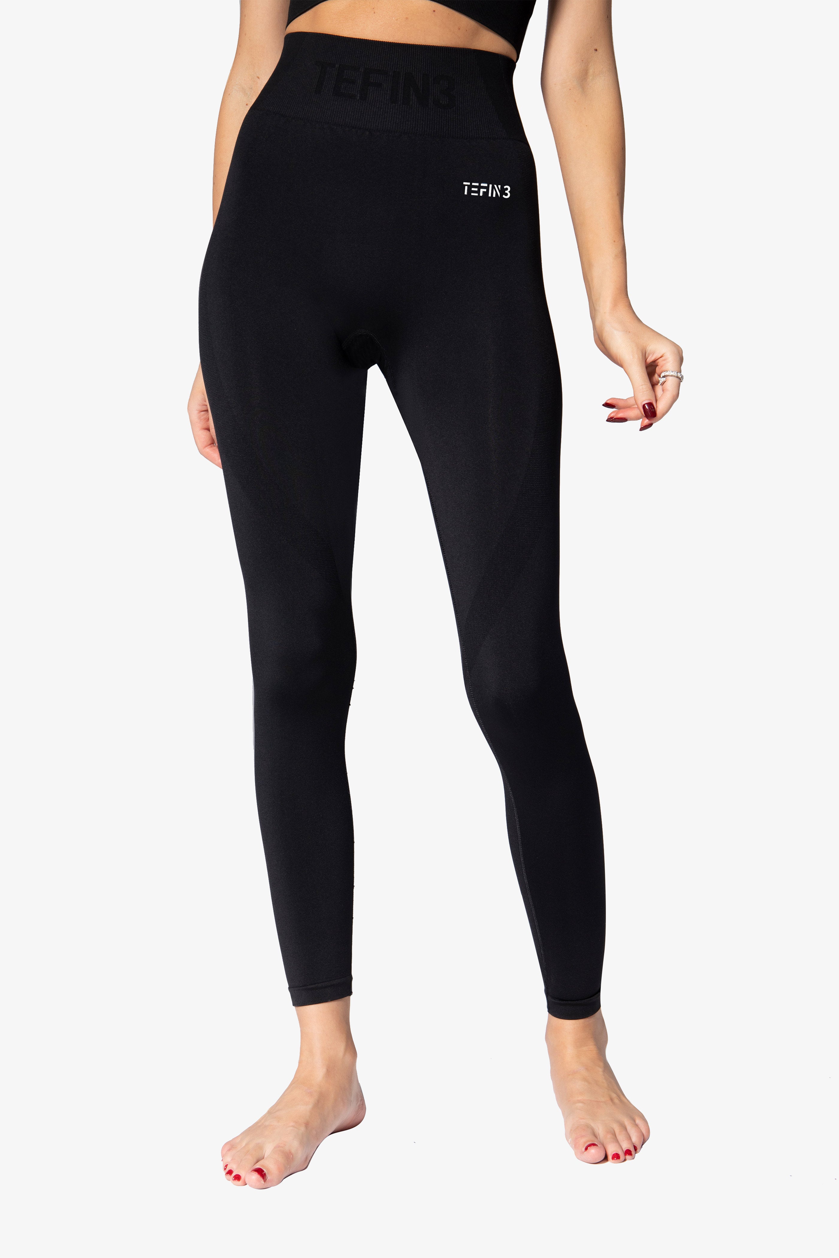 TEFIN3 Comfy seamless leggings Tight black (2)